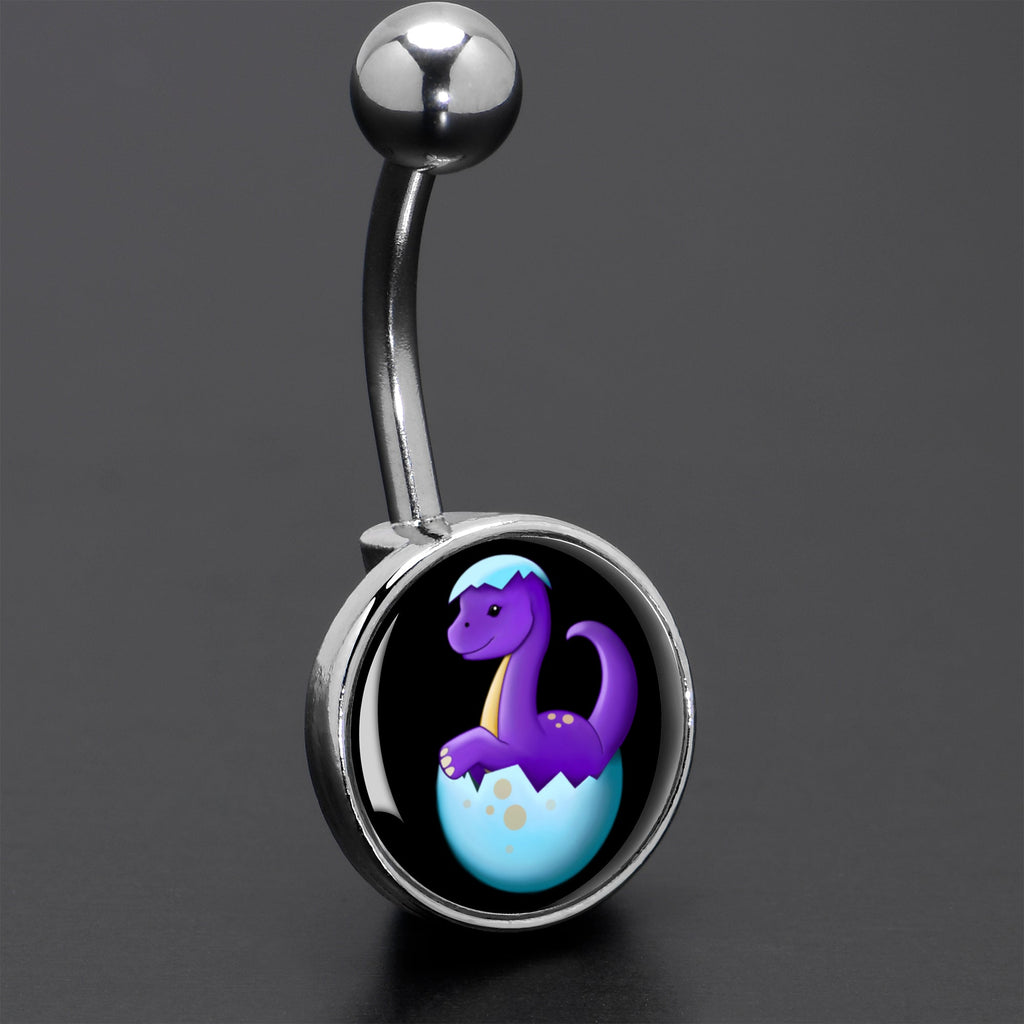 BodyCandy Baby Dinosaur Belly Ring by Onyx O — size reference