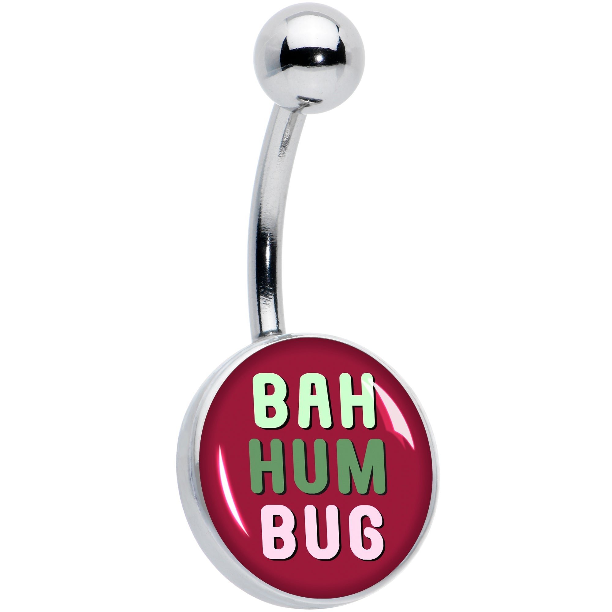 BodyCandy Bah Humbug Holiday Grouch Belly Ring by Onyx O — main product shot