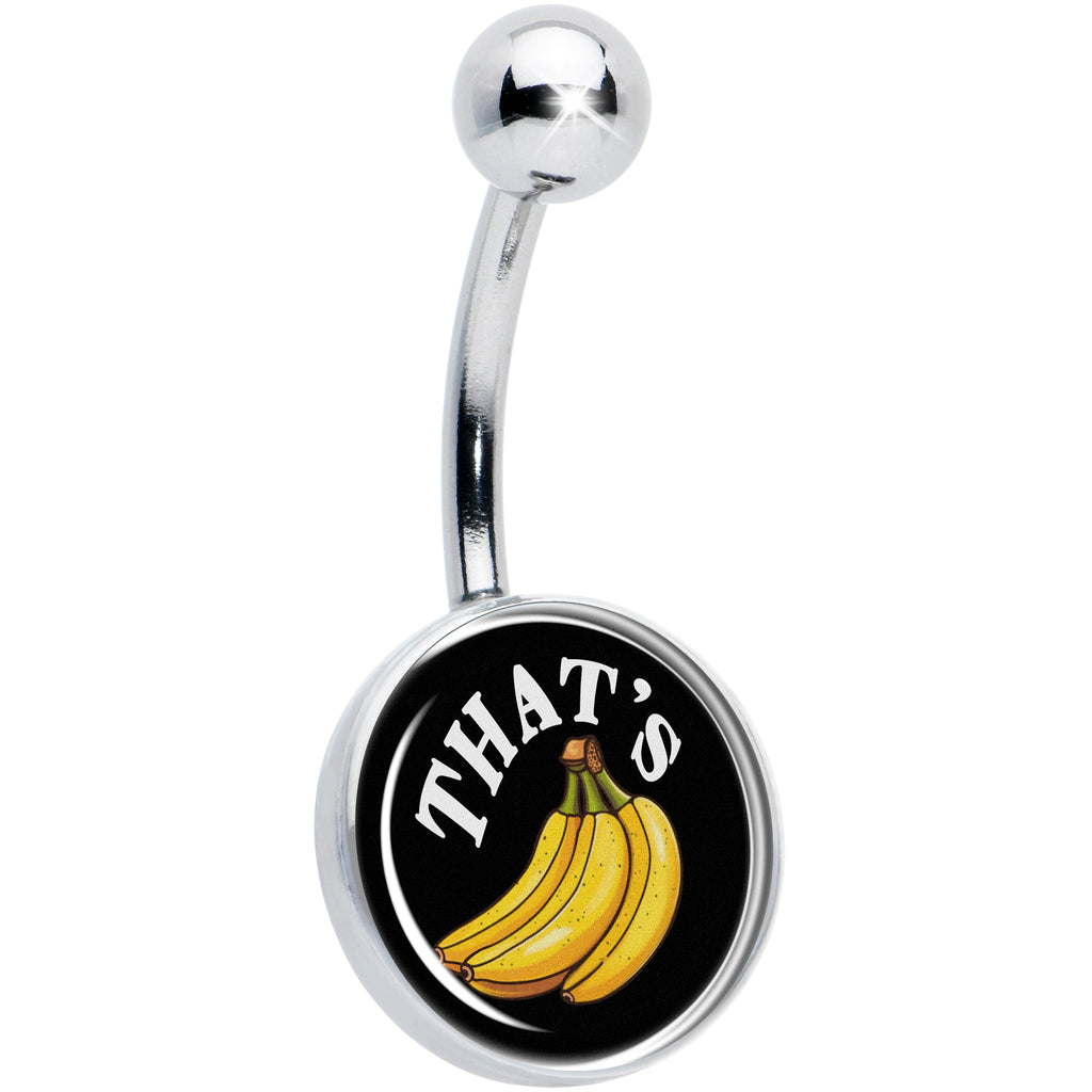 BodyCandy That is Bananas Belly Ring by Onyx O — main product shot