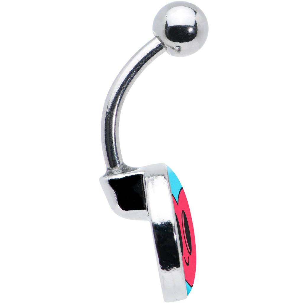 BodyCandy Bandaged Heartbreak Heart Belly Ring by Onyx O — side view