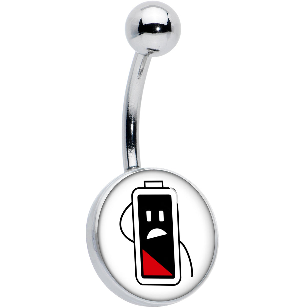 BodyCandy Battery Empty Belly Ring by Onyx O — main product shot