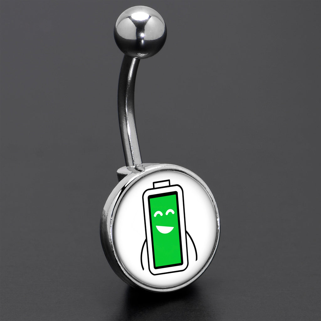BodyCandy Battery Full Belly Ring by Onyx O — size reference