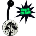 BodyCandy Glow in the Dark Mystic Mushroom Belly Ring by Onyx O — main product shot