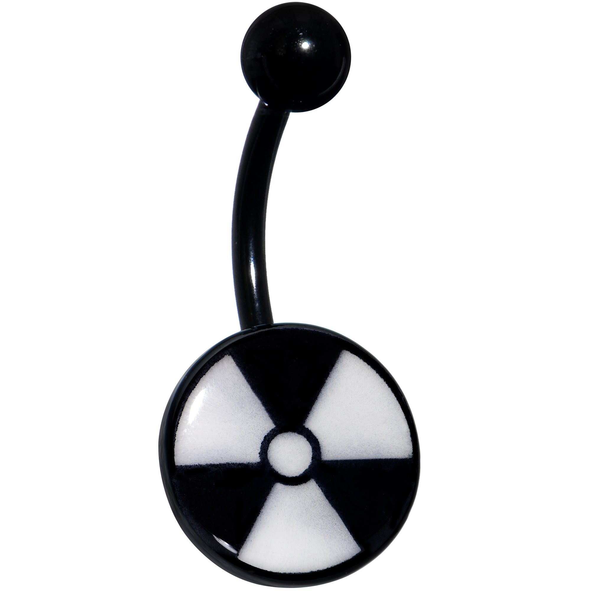 BodyCandy Black Glow in the Dark Radioactive Belly Ring by Onyx O — packaging