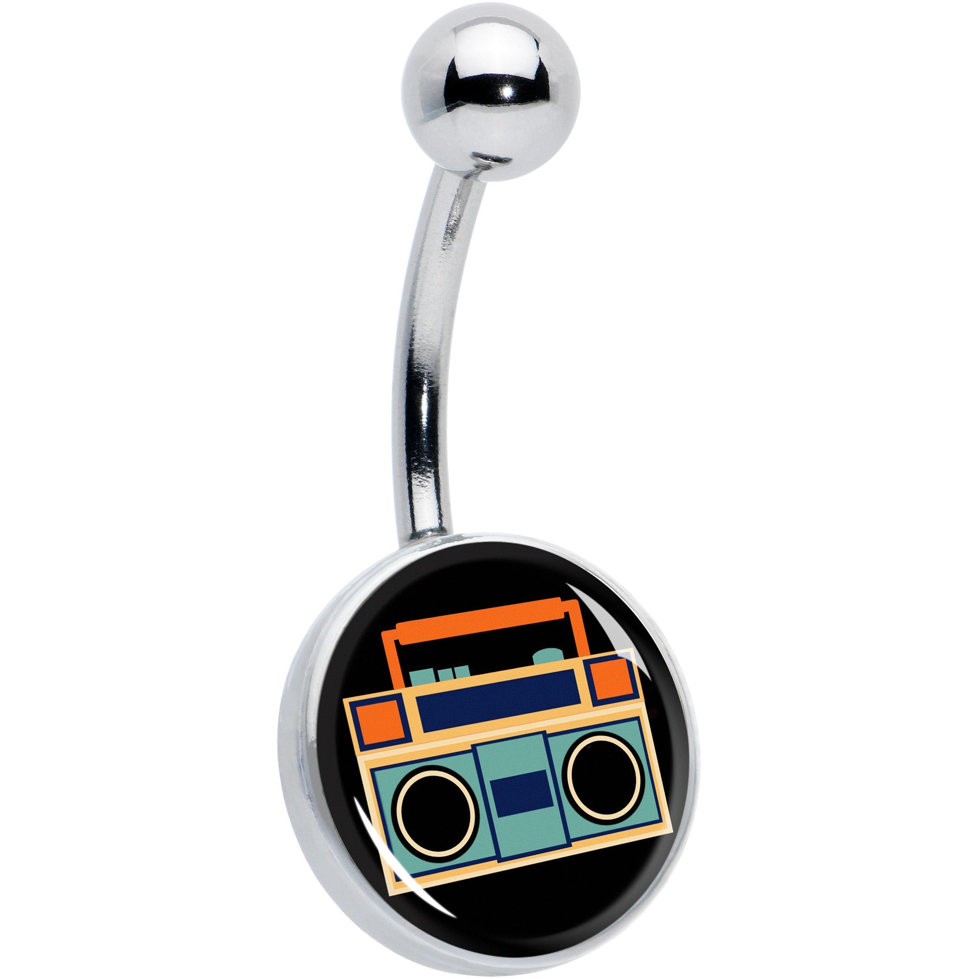 BodyCandy Retro Boombox Belly Ring by Onyx O — main product shot
