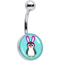 BodyCandy Bunny Penguin Belly Ring by Onyx O — main product shot