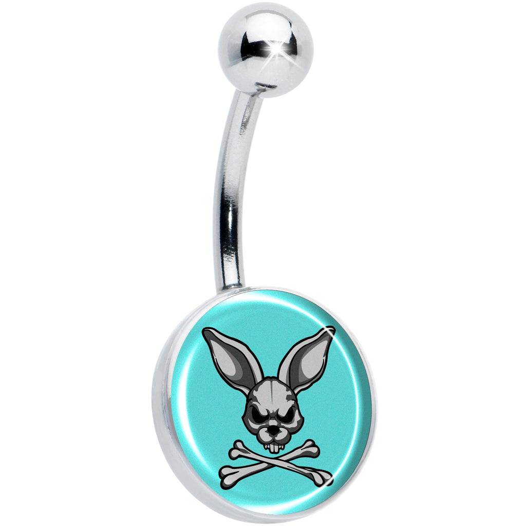 BodyCandy Bunny and Crossbones Belly Ring by Onyx O — main product shot