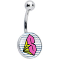 BodyCandy Hot Pink Cool S Belly Ring by Onyx O — main product shot
