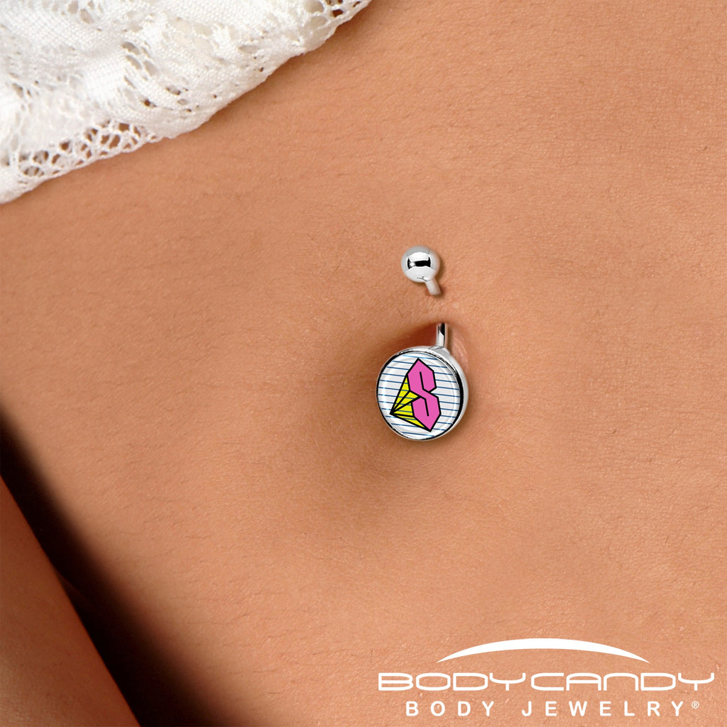 BodyCandy Hot Pink Cool S Belly Ring by Onyx O — lifestyle context