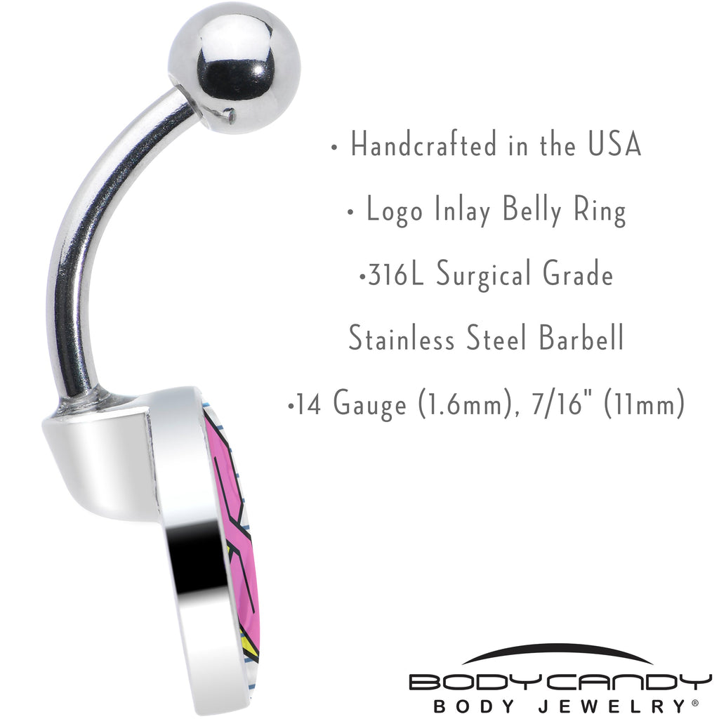 BodyCandy Hot Pink Cool S Belly Ring by Onyx O — in-use photo