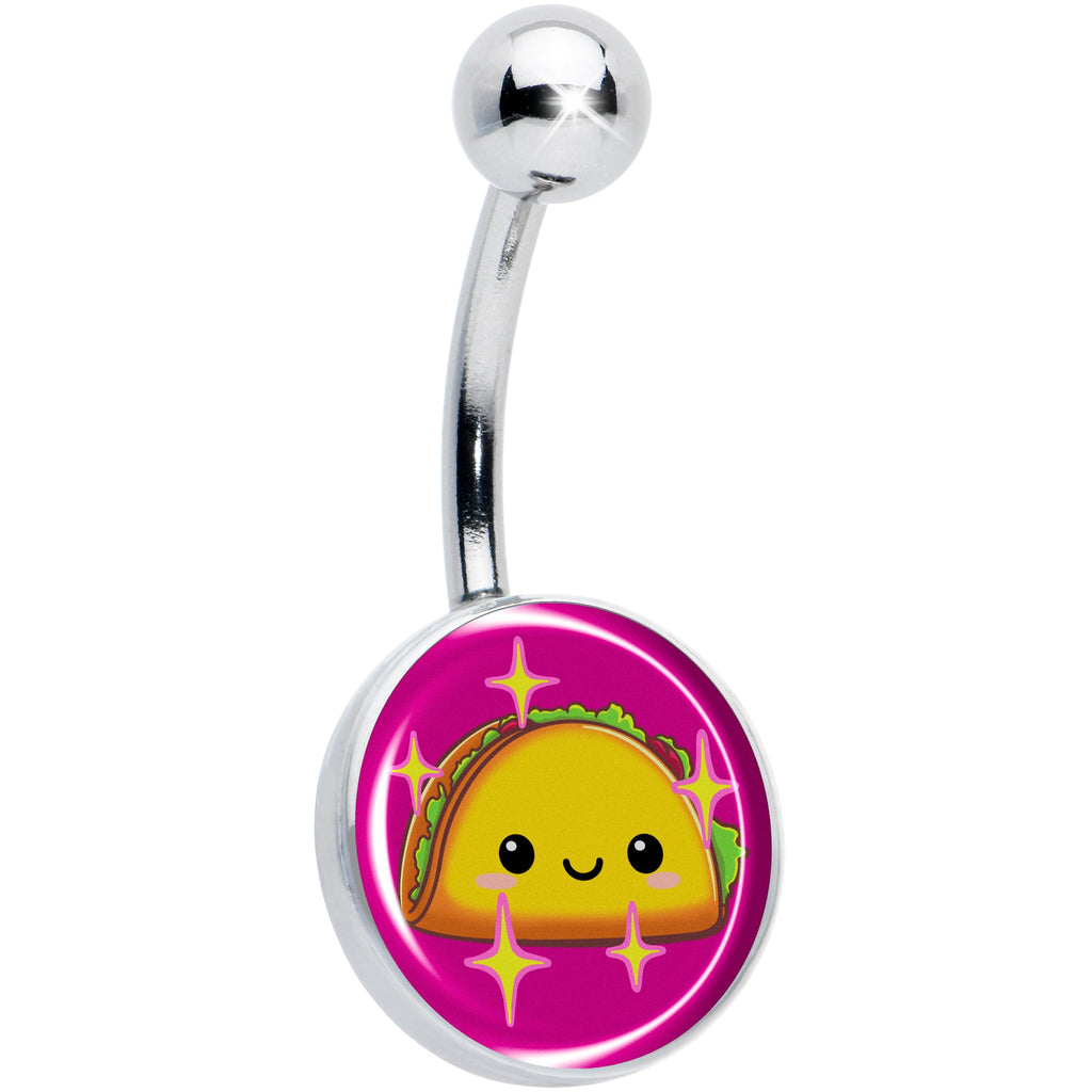 BodyCandy Mexican Fiesta Cute Taco Belly Ring by Onyx O — main product shot