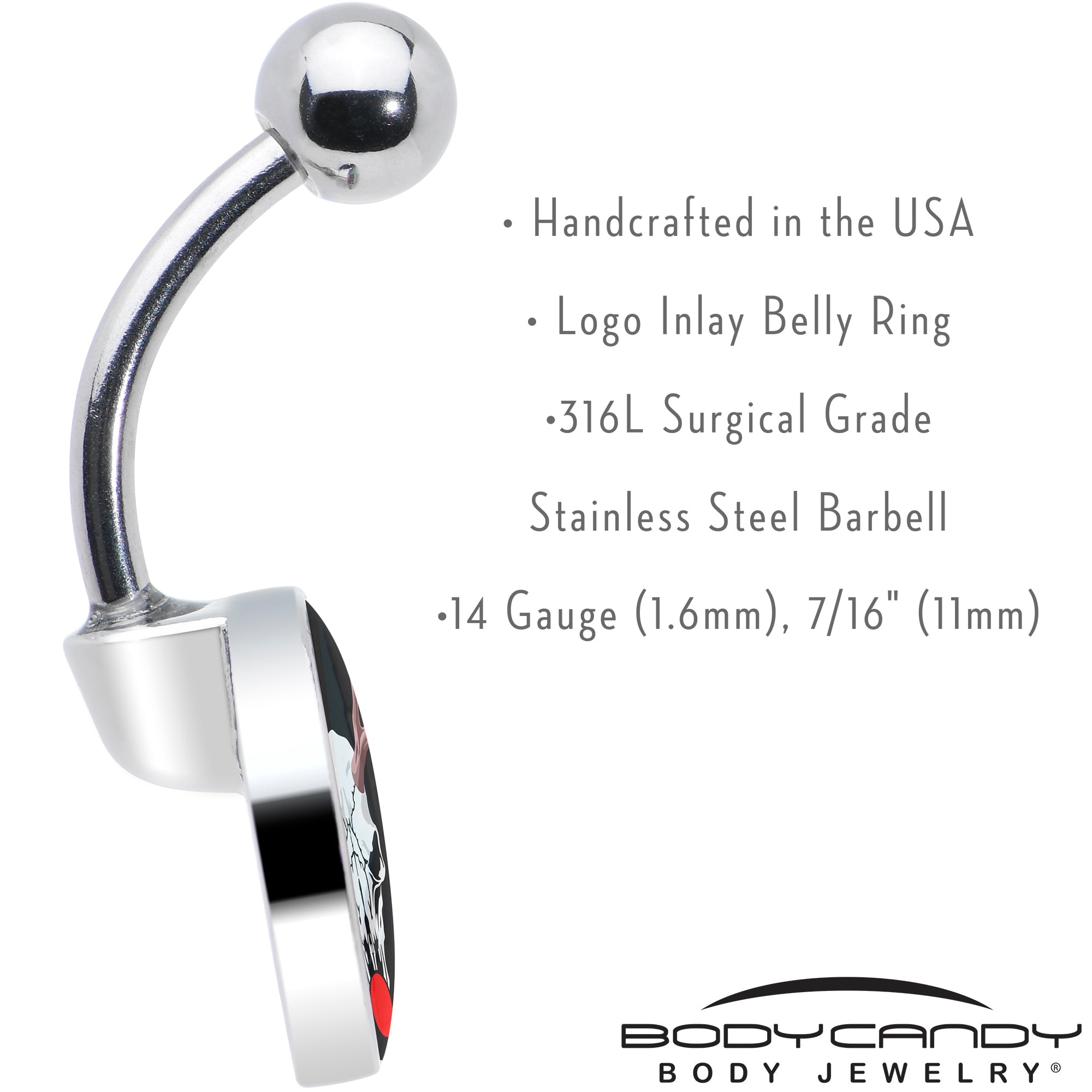 BodyCandy Holiday Dead Nosed Reindeer Belly Ring by Onyx O — alternative angle