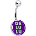 BodyCandy Word DELULU Belly Ring by Onyx O — main product shot