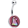 BodyCandy Disco Spirit Ghost Belly Ring by Onyx O — main product shot