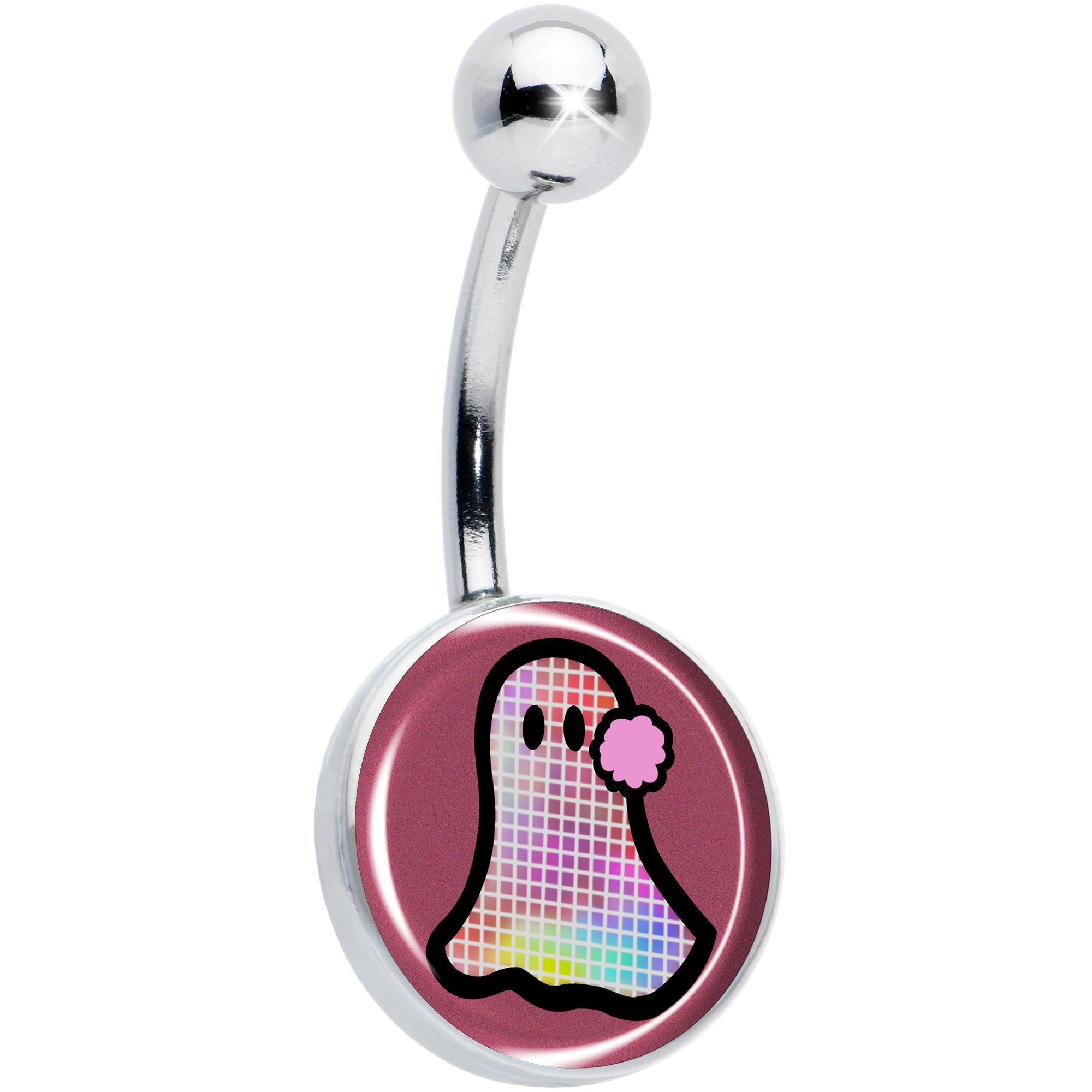BodyCandy Disco Spirit Ghost Belly Ring by Onyx O — main product shot