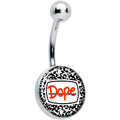 BodyCandy Dope Composition Notebook Belly Ring by Onyx O — main product shot