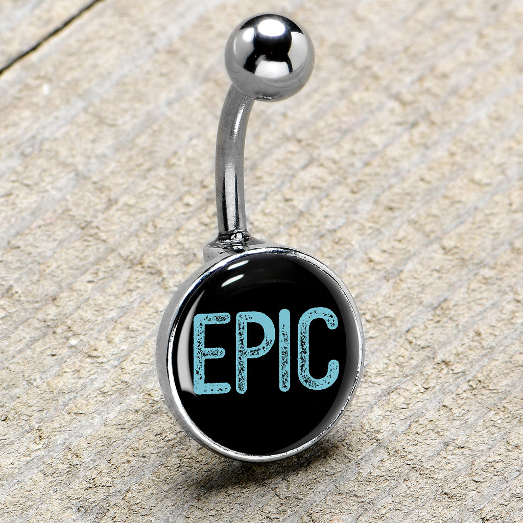 BodyCandy Epic Blue Belly Ring — size reference