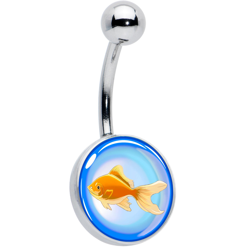 BodyCandy Gold Fish Belly Ring by Onyx O — main product shot