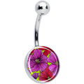 BodyCandy Blossom Creation Tropical Floral Flowers Belly Ring by Onyx O — main product shot
