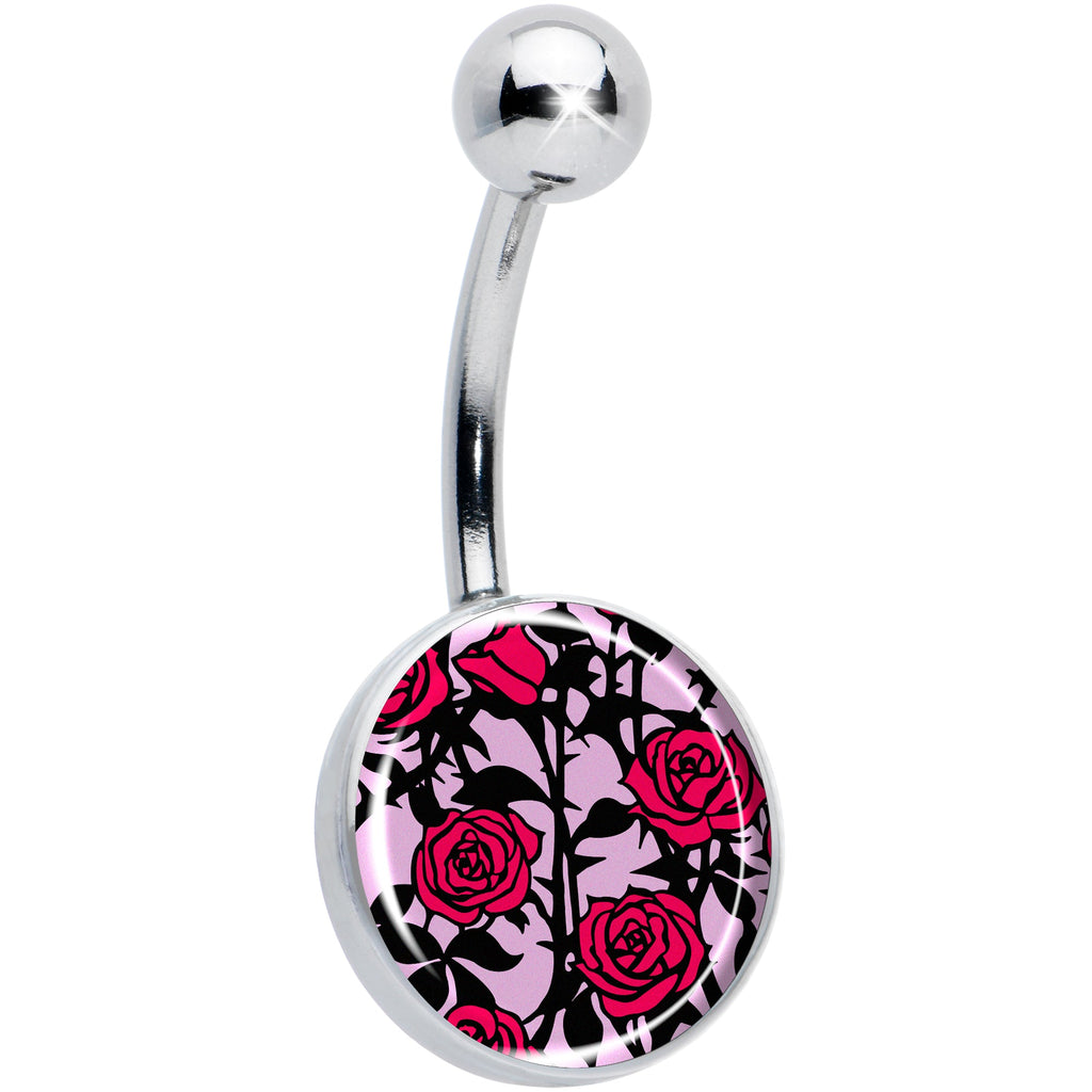 BodyCandy Blossom Creation Floral Love of Roses Belly Ring by Onyx O — main product shot