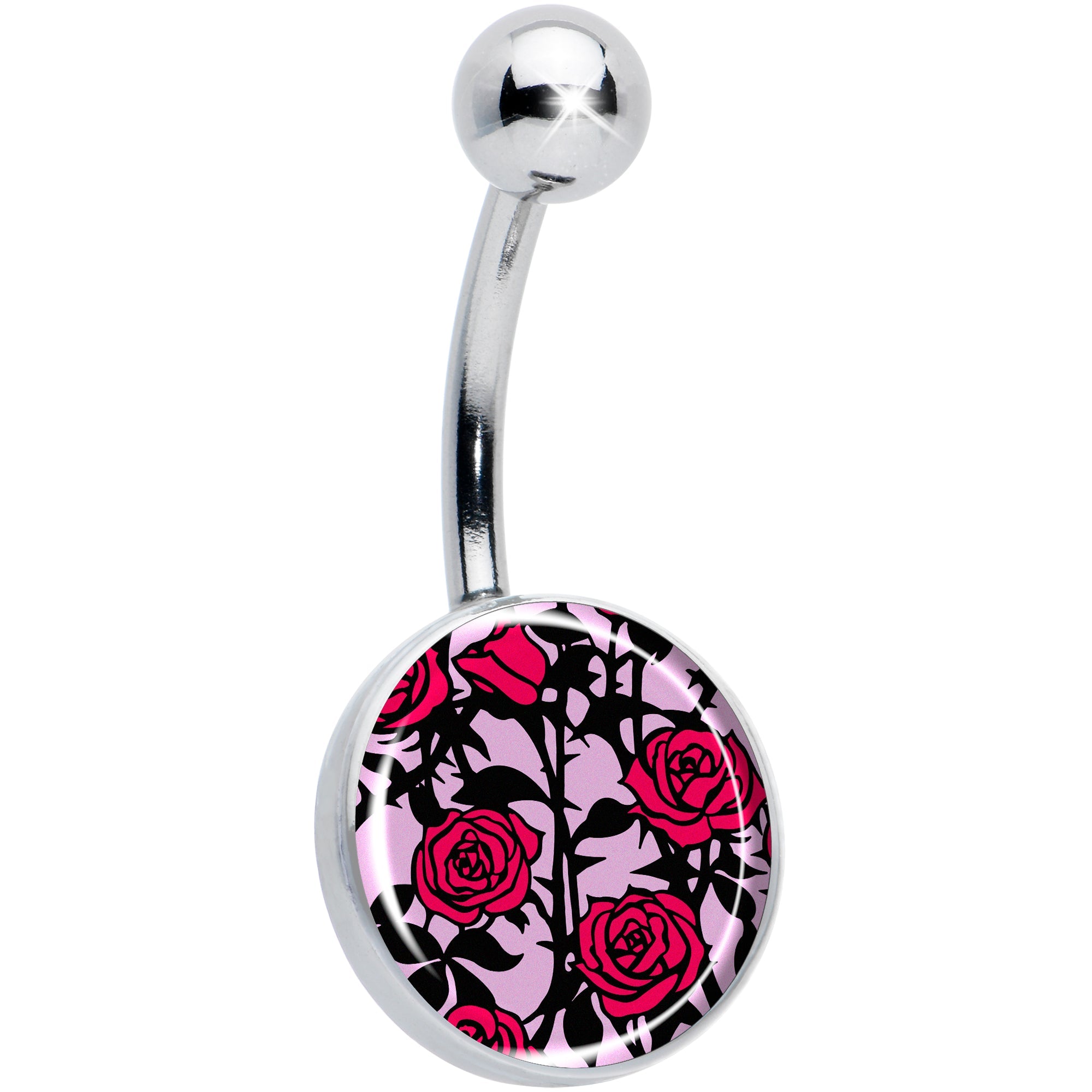 BodyCandy Blossom Creation Floral Love of Roses Belly Ring by Onyx O — main product shot