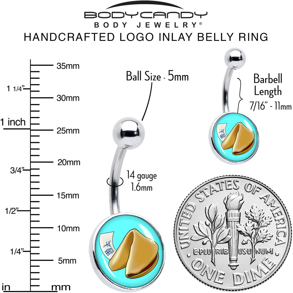 BodyCandy Fortune Cookie Belly Ring by Onyx O — alternative angle