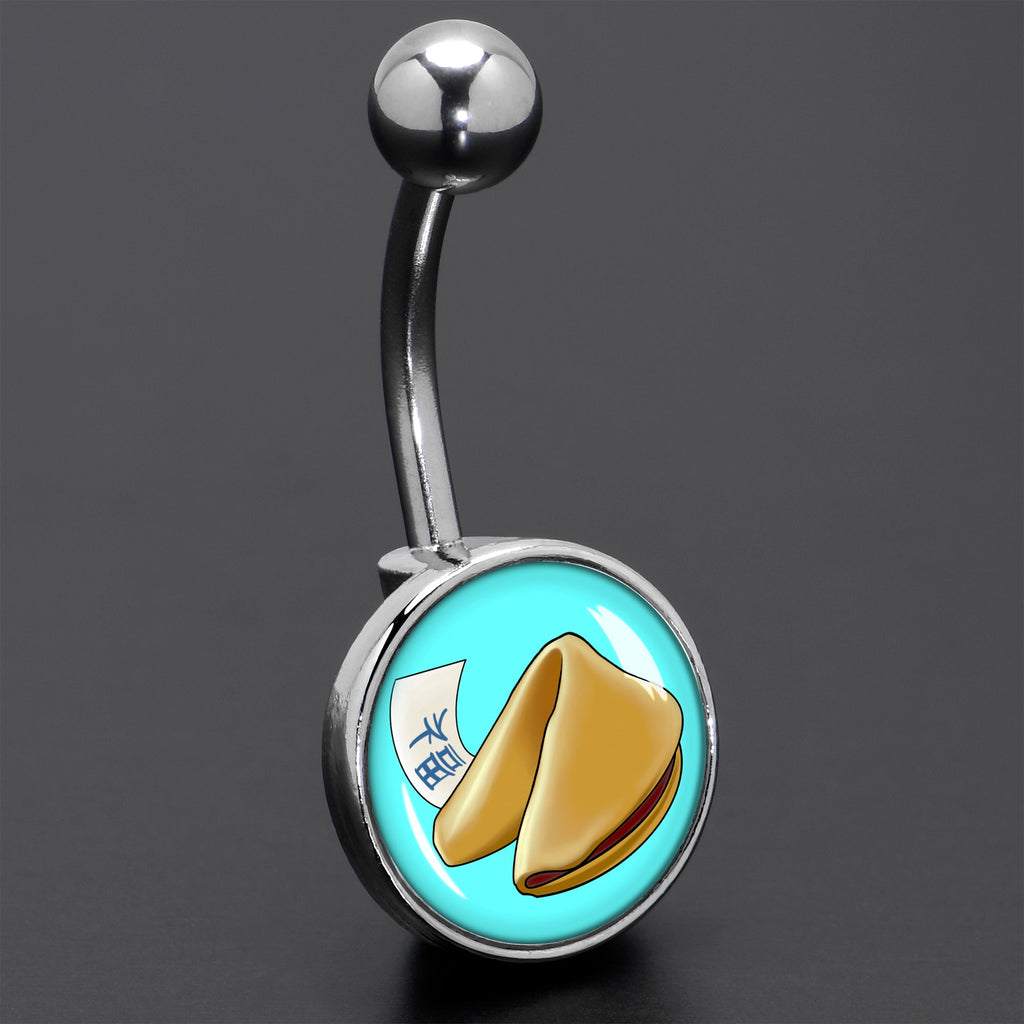 BodyCandy Fortune Cookie Belly Ring by Onyx O — size reference