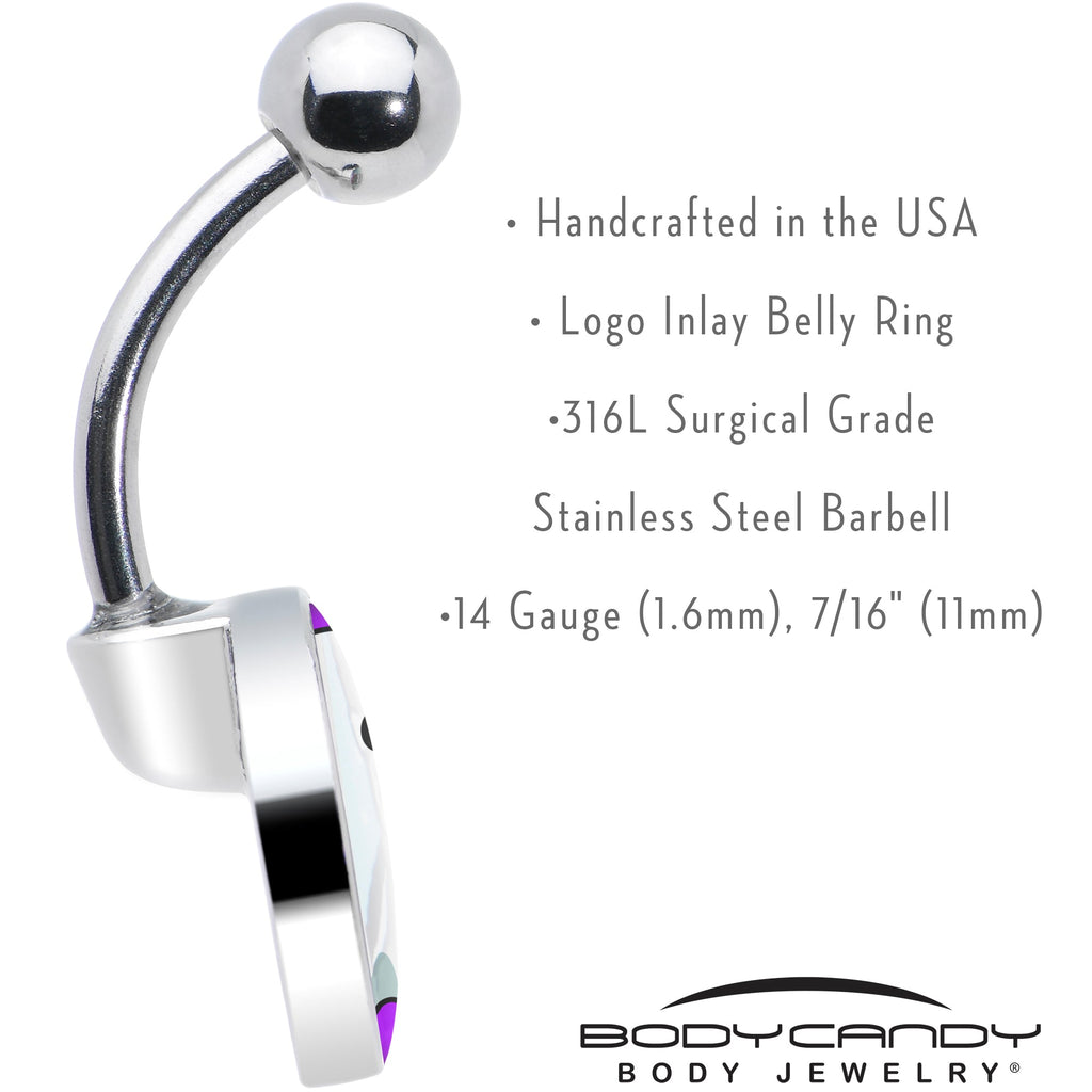 BodyCandy Ghost Belly Ring by Onyx O — in-use photo