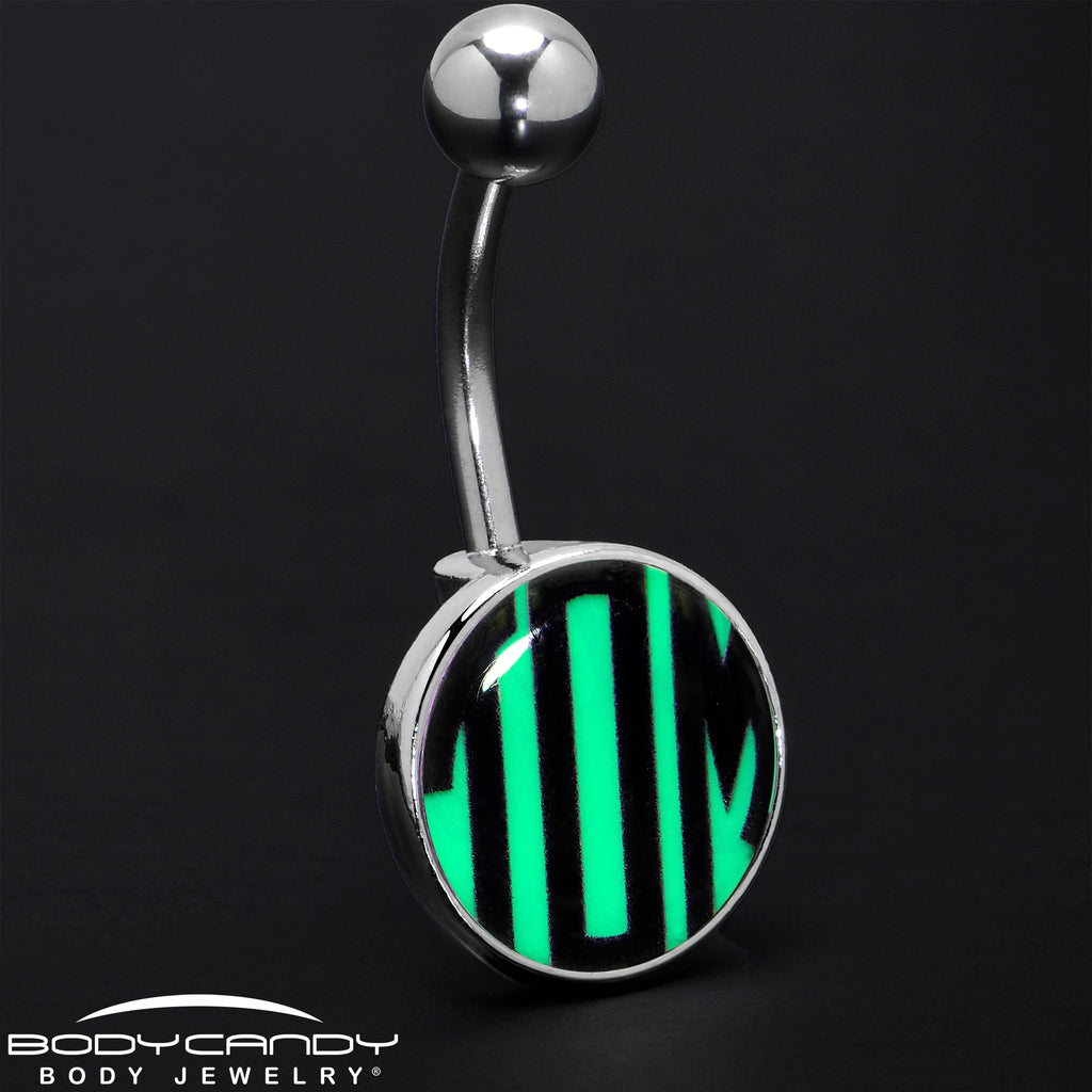 BodyCandy Custom Glow in the Dark Logo Personalized Initial Belly Ring — packaging