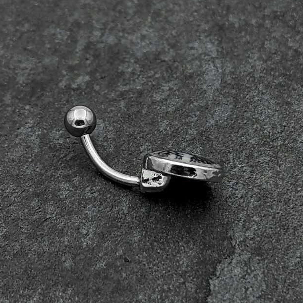 BodyCandy Glow in the Dark Tree of Life Belly Ring by Onyx O — color detail