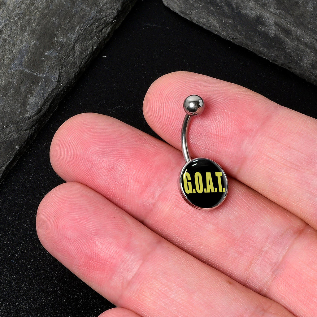 BodyCandy G.O.A.T. Belly Ring by Onyx O — detail close-up
