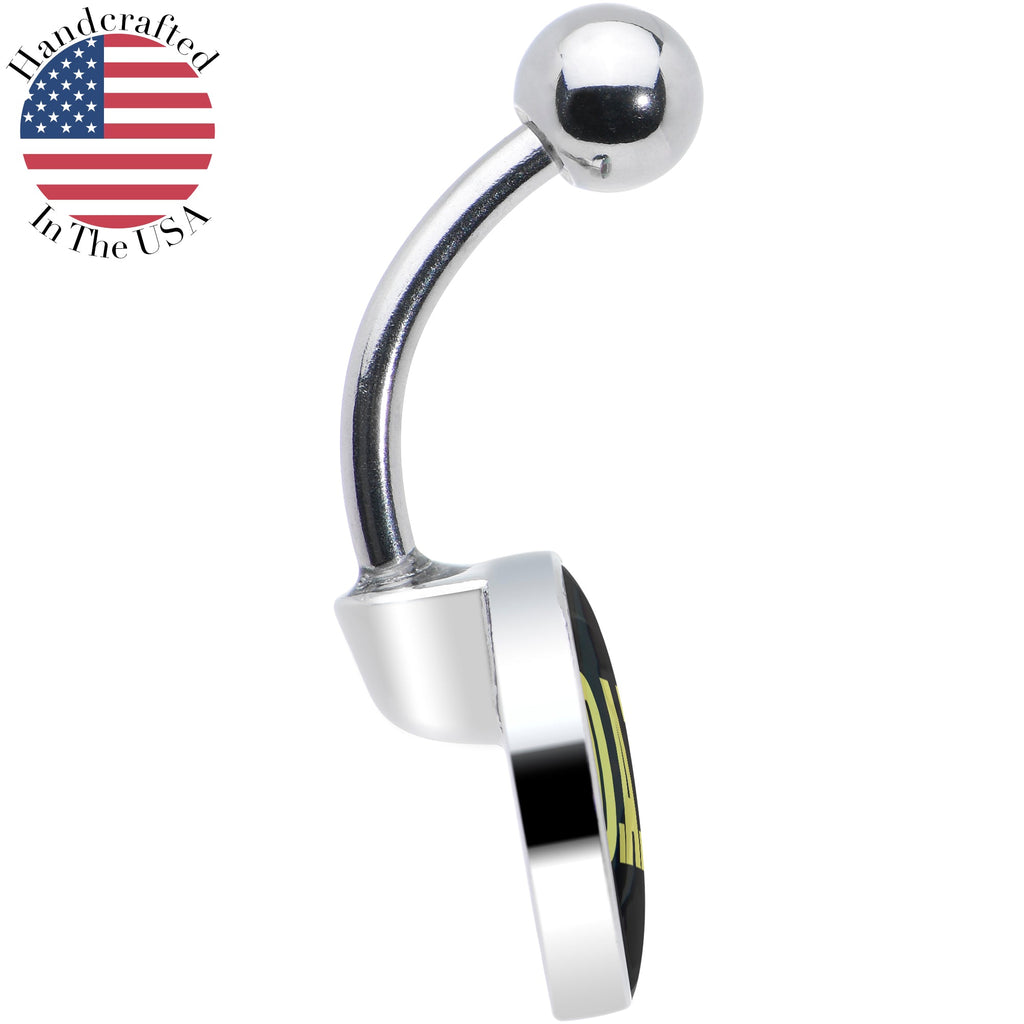 BodyCandy G.O.A.T. Belly Ring by Onyx O — in-use photo