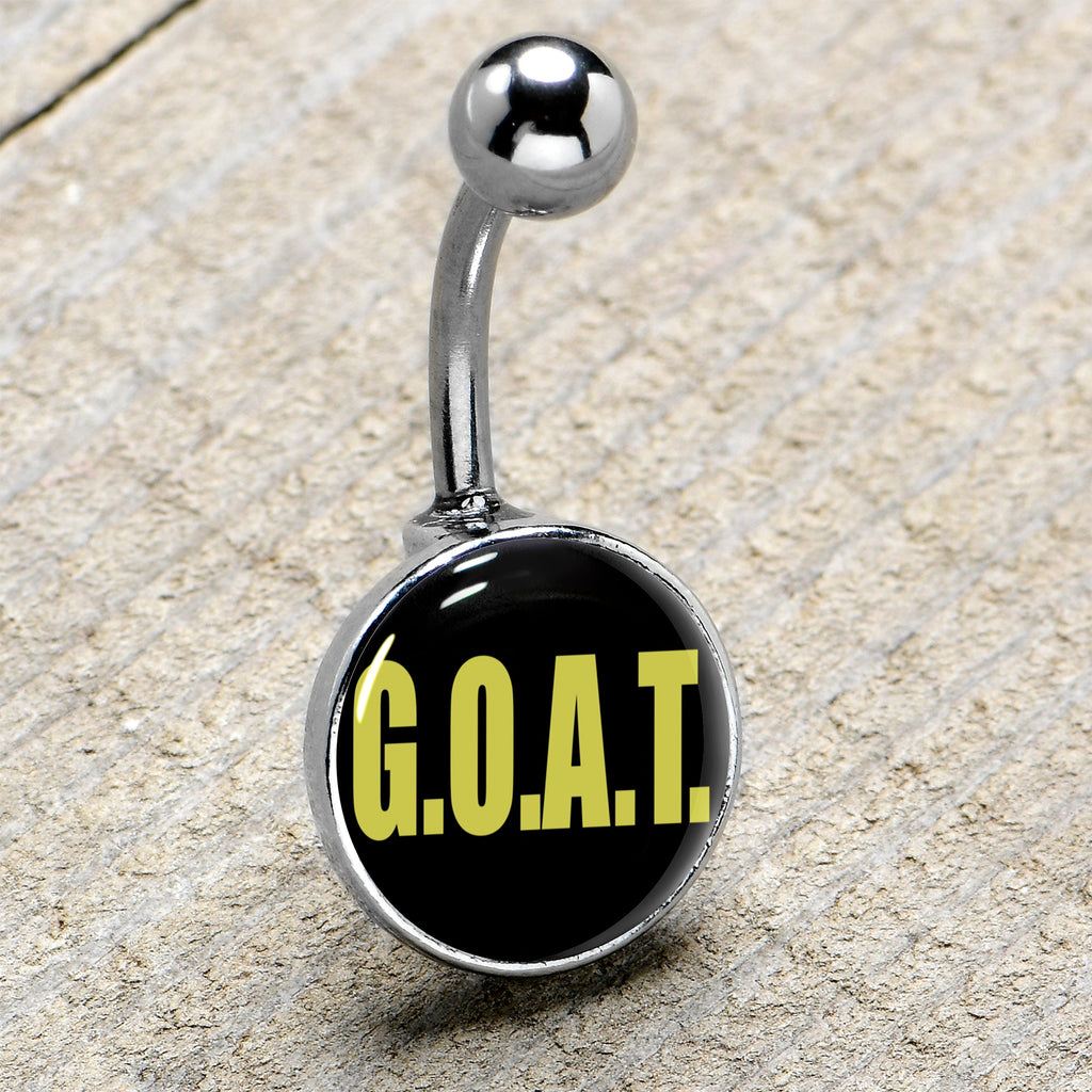 BodyCandy G.O.A.T. Belly Ring by Onyx O — size reference