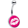 BodyCandy Red Hot Lips Belly Ring by Onyx O — main product shot