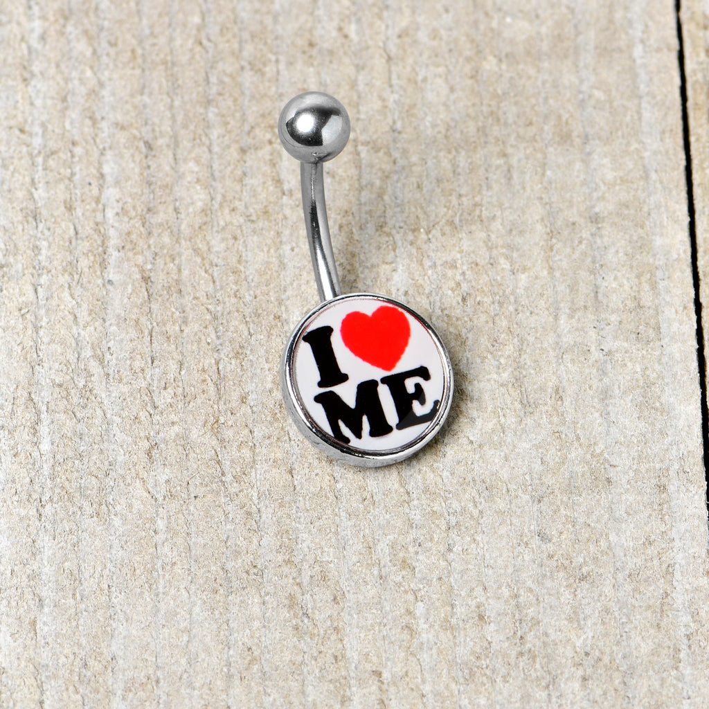BodyCandy I Love Me Belly Ring by Onyx O — size reference