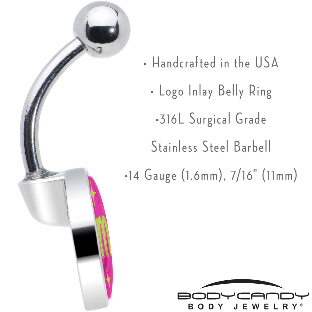 BodyCandy Pink JOMO Belly Ring by Onyx O — in-use photo