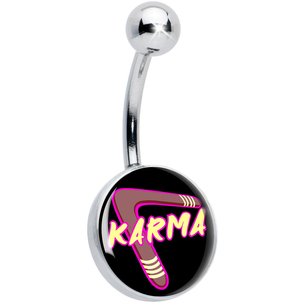 BodyCandy Karmic Boomerang Belly Ring by Onyx O — main product shot
