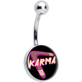 BodyCandy Karmic Boomerang Belly Ring by Onyx O — main product shot