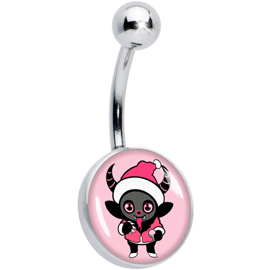 BodyCandy Krampus Cutie Christmas Holiday Belly Ring by Onyx O — main product shot