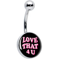 BodyCandy Love That 4 You Belly Ring by Onyx O — main product shot