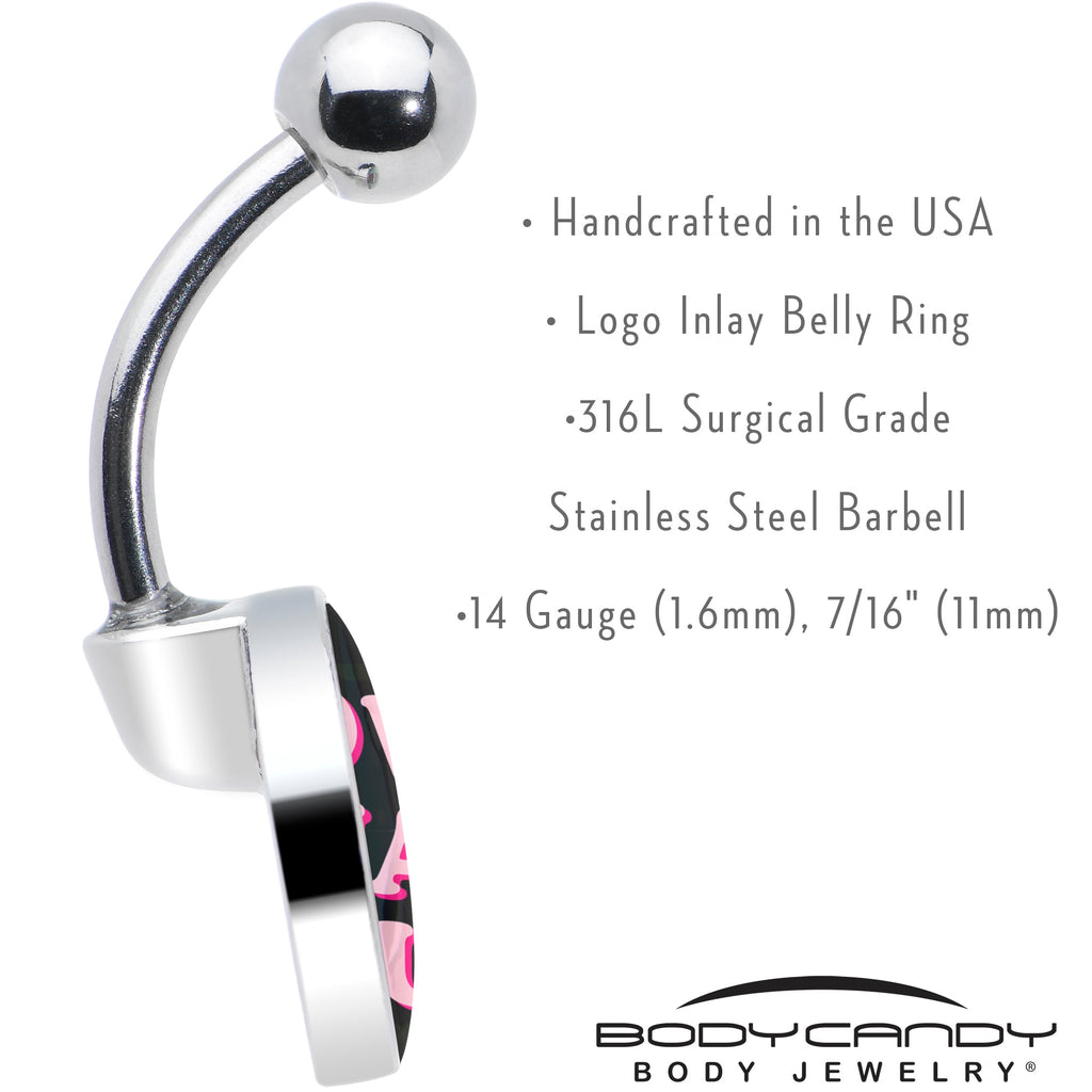 BodyCandy Love That 4 You Belly Ring by Onyx O — in-use photo