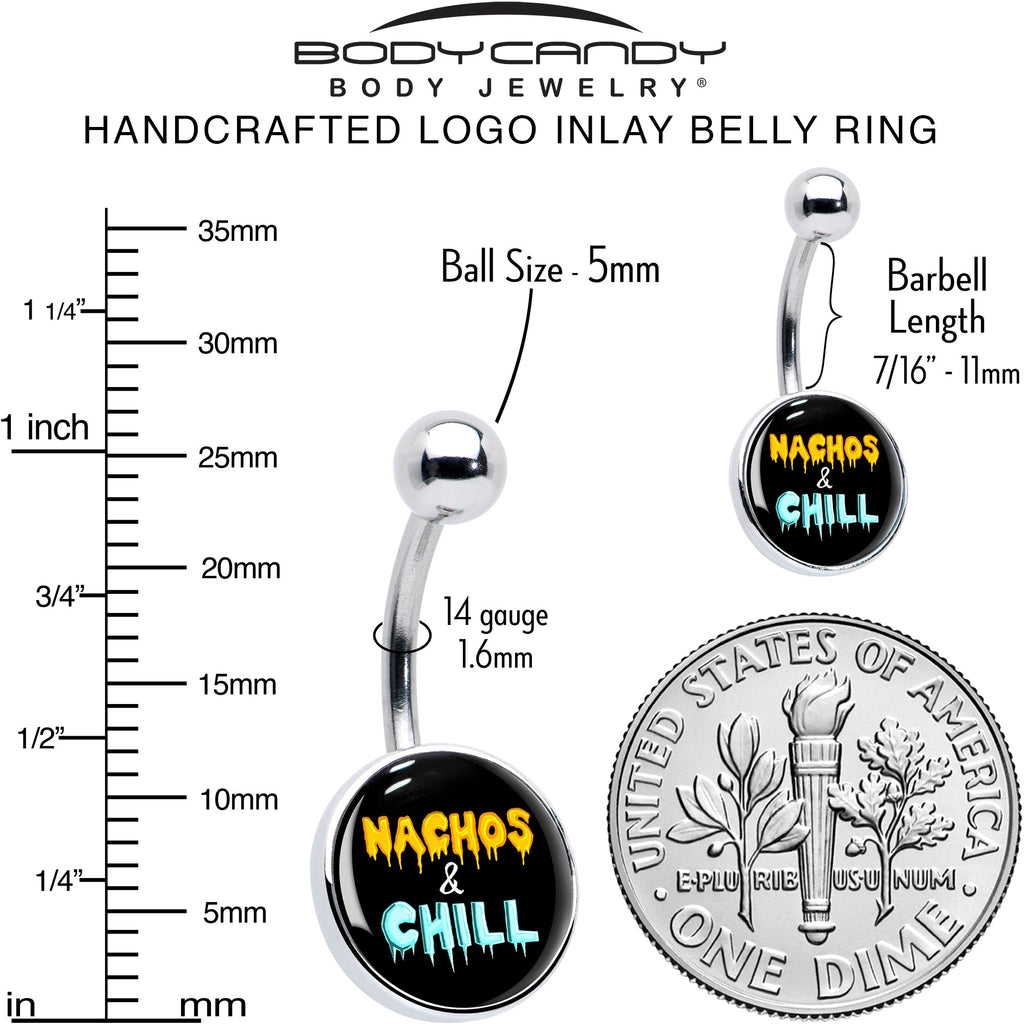 BodyCandy Nachos and Chill Belly Ring by Onyx O — alternative angle