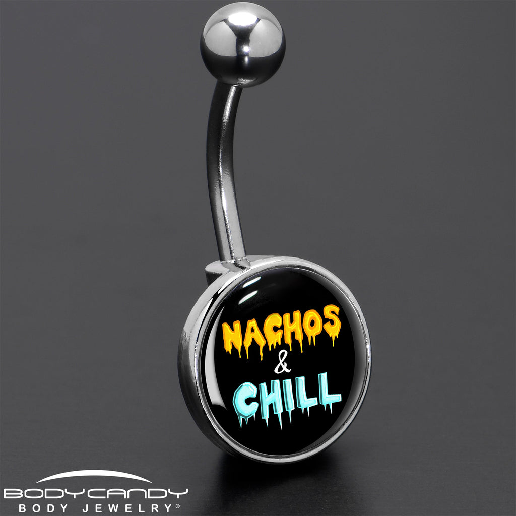 BodyCandy Nachos and Chill Belly Ring by Onyx O — size reference