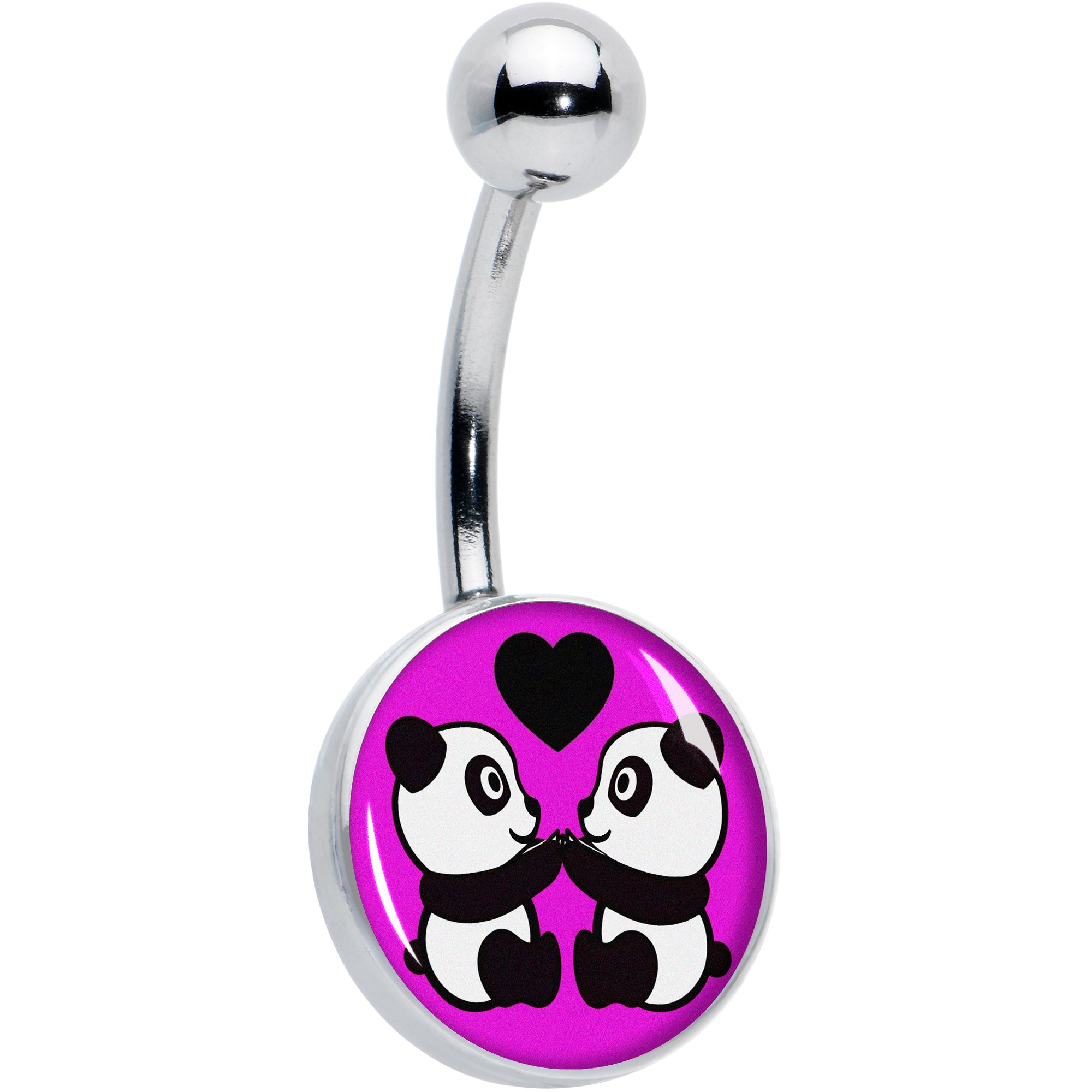 BodyCandy Panda Love Belly Ring by Onyx O — main product shot