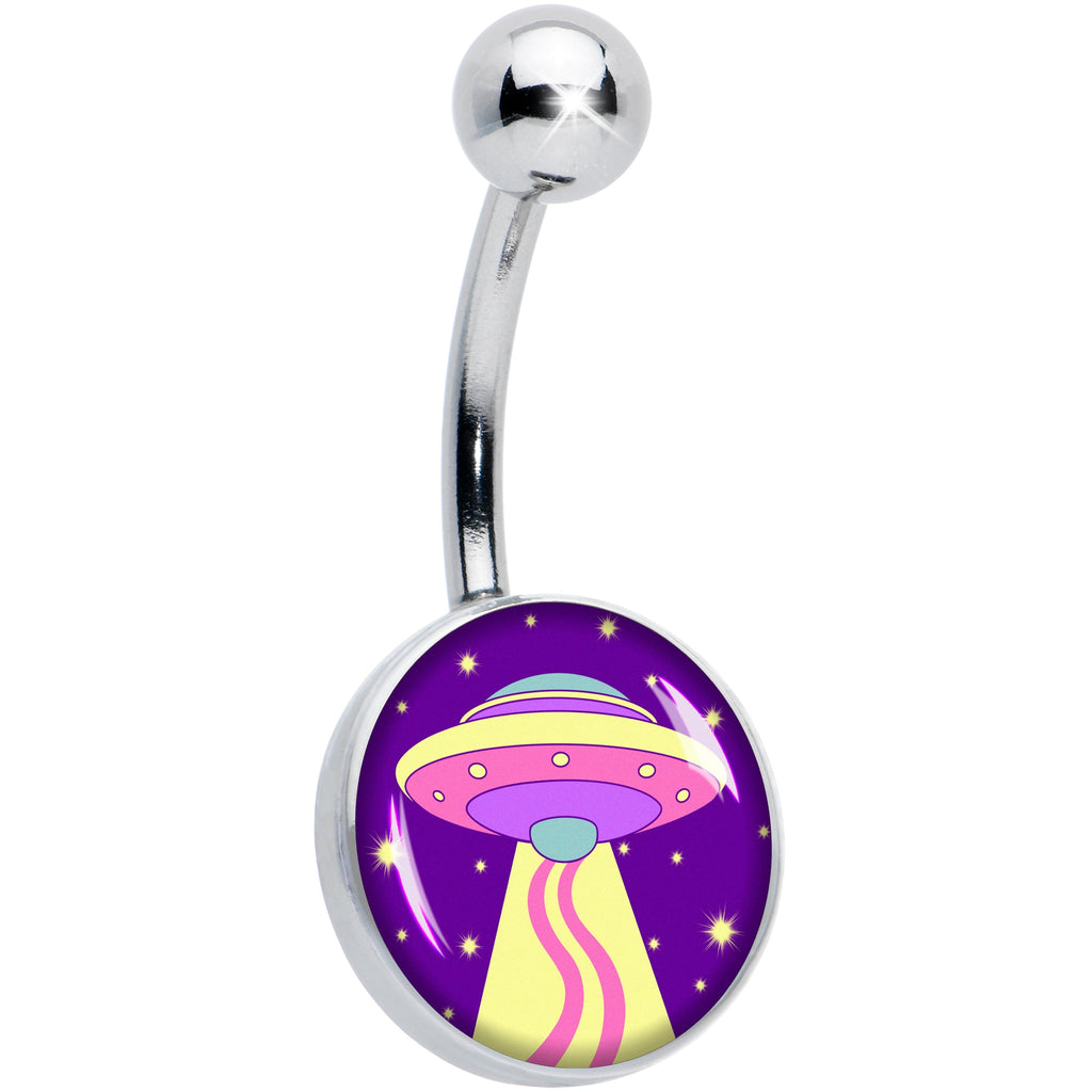 BodyCandy Style Space Invasion UFO Belly Ring by Onyx O — main product shot