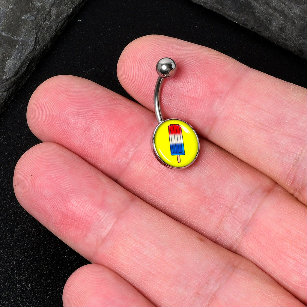 BodyCandy Popsicle Treat Belly Ring by Onyx O — detail close-up