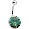 BodyCandy Reverse Alien UFO AbductionBelly Ring by Onyx O — main product shot