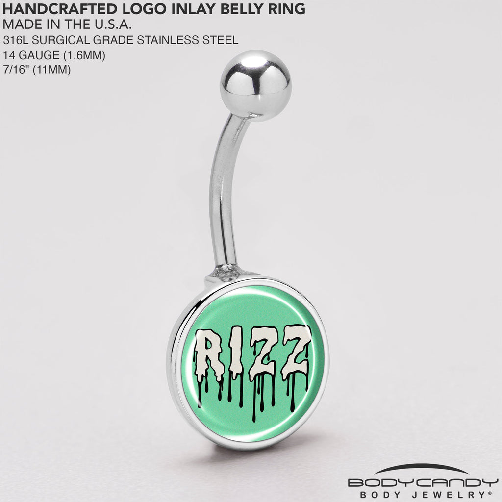 BodyCandy RIZZ Belly Ring by Onyx O — back view