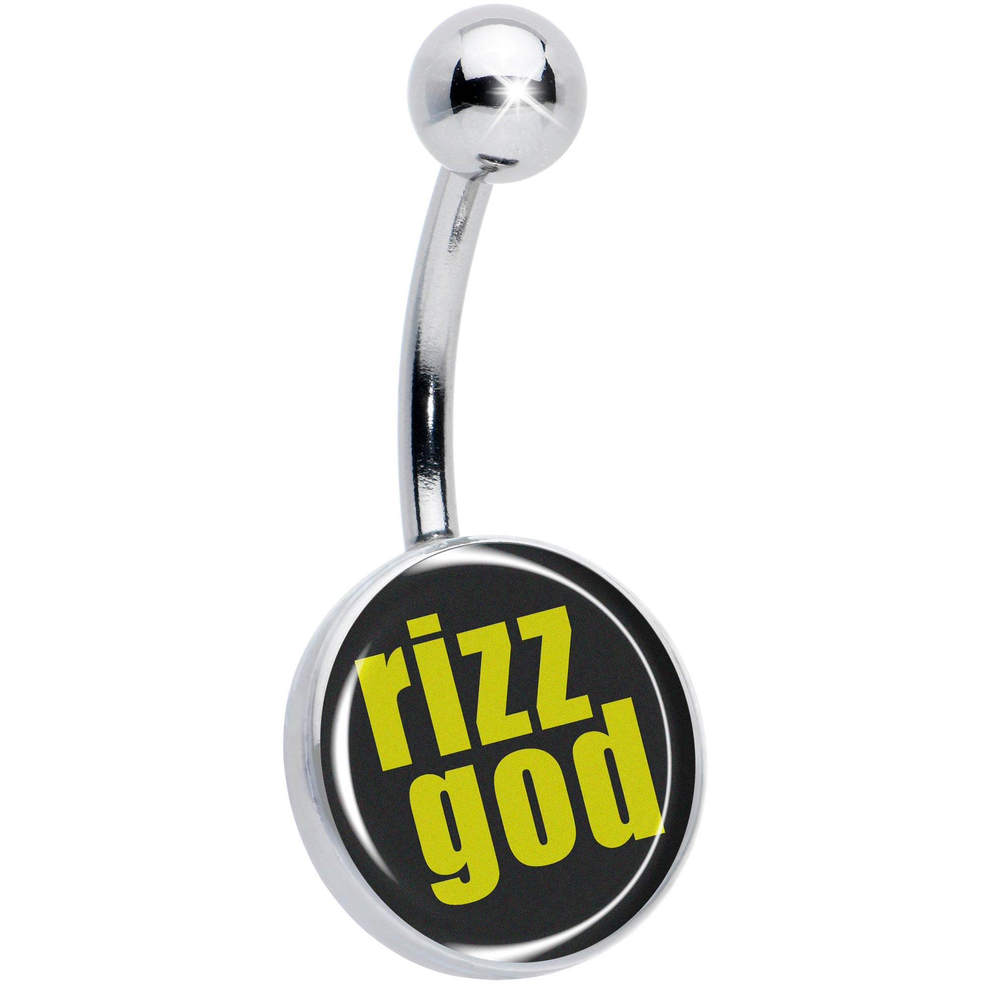 BodyCandy RIZZ GOD Belly Ring by Onyx O — main product shot