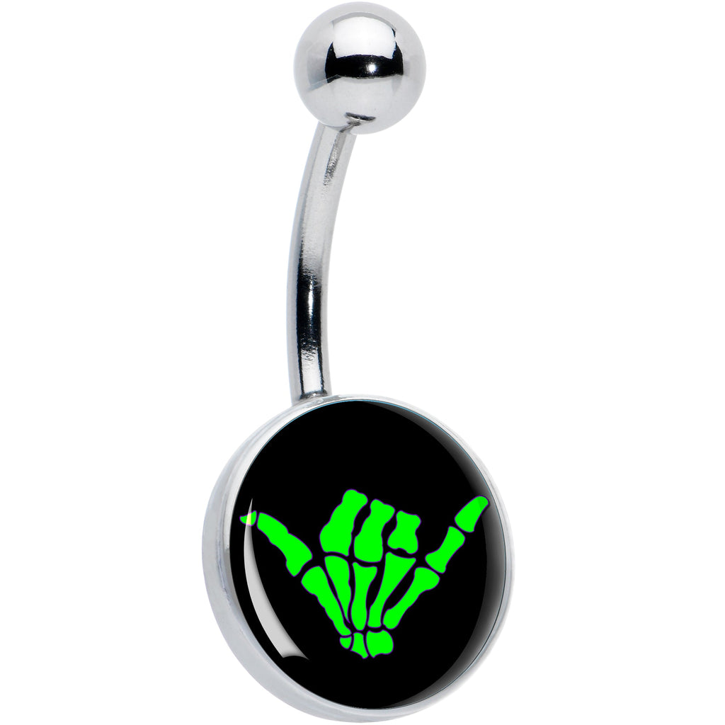 BodyCandy Shaka Hand Belly Ring by Onyx O — main product shot